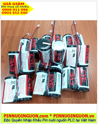 EVE ER34615 (2 viên ghép đôi); Pin nuôi nguồn EVE 2ER34615 lithium 7.2v 19000mAh chính hãng